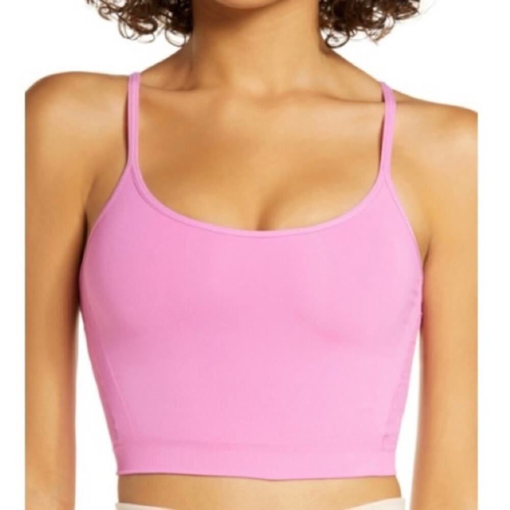 ZELLA Metta Sports Bralette. Small. Pink Surprise
